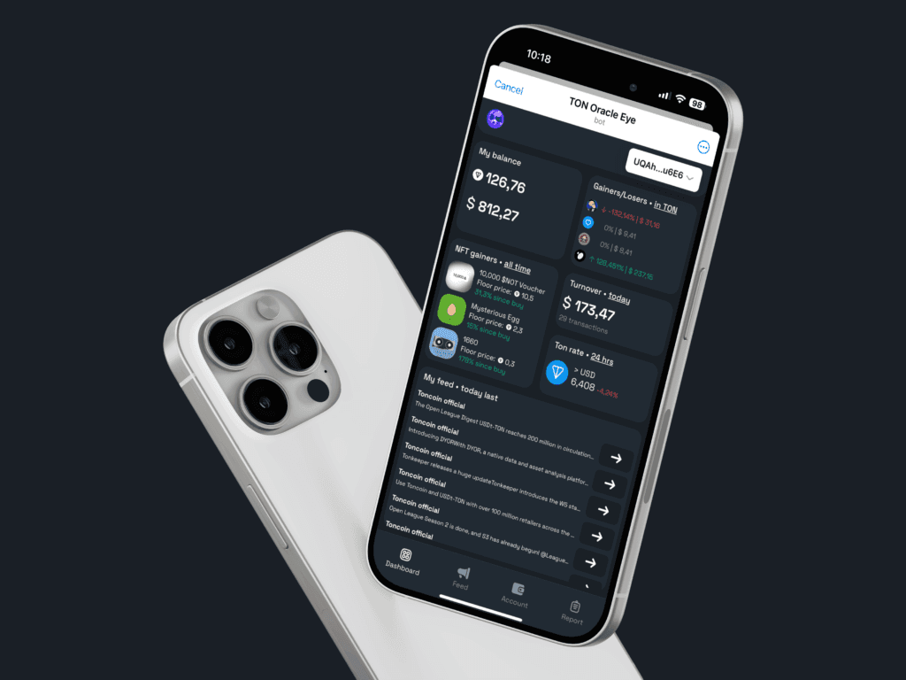 Cover Image for Ton Oracle is a free app for monitoring your TON assets & NFT